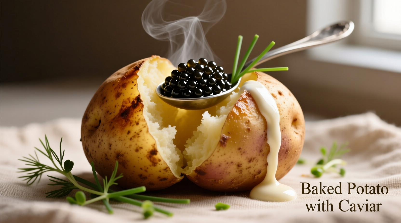 Baked Potato with Caviar: Luxury Dish Guide