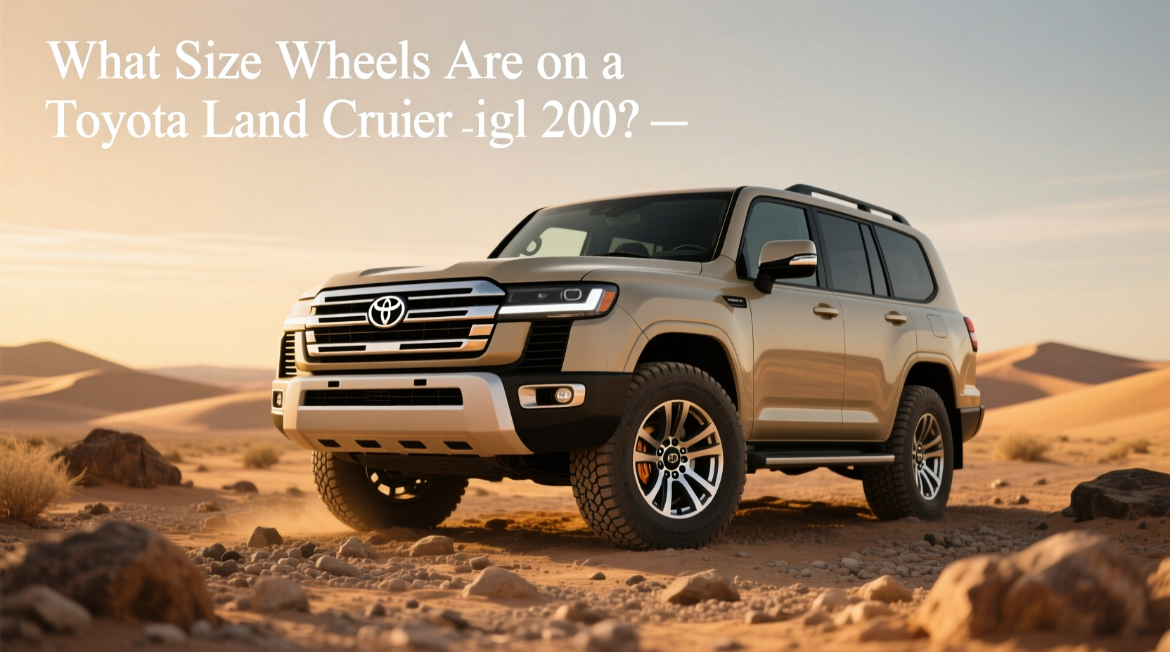 How to Choose Wheels for Toyota Land Cruiser 300: A Complete Buying Guide