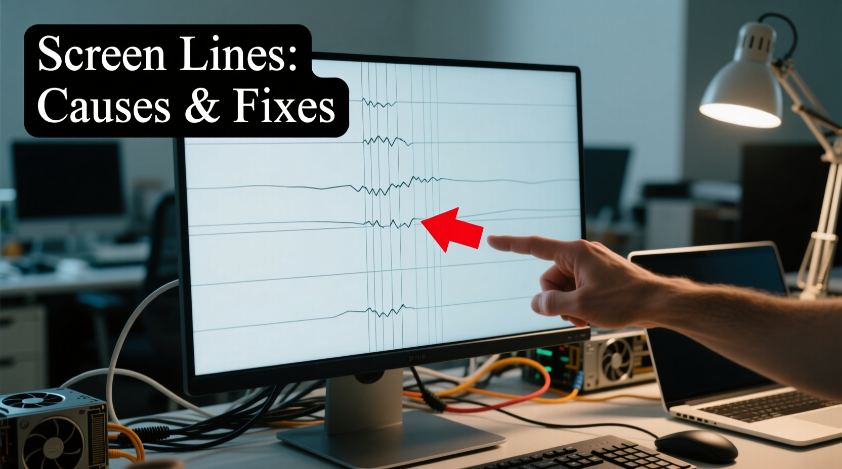 lines on your computer screen causes and how to fix them