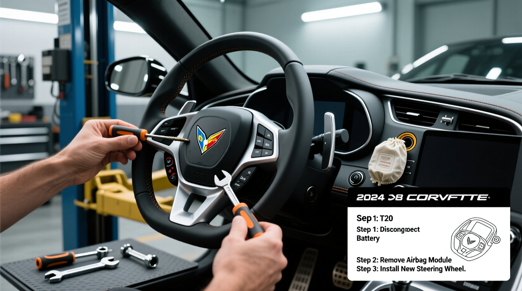C8 Corvette Steering Wheel Replacement Guide (2024)