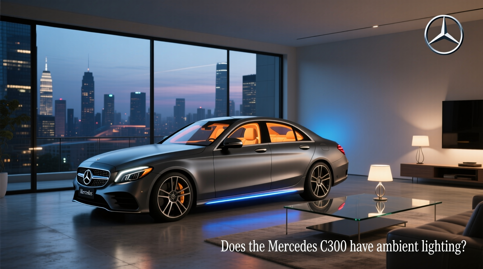 Mercedes C300 Ambient Lighting Guide