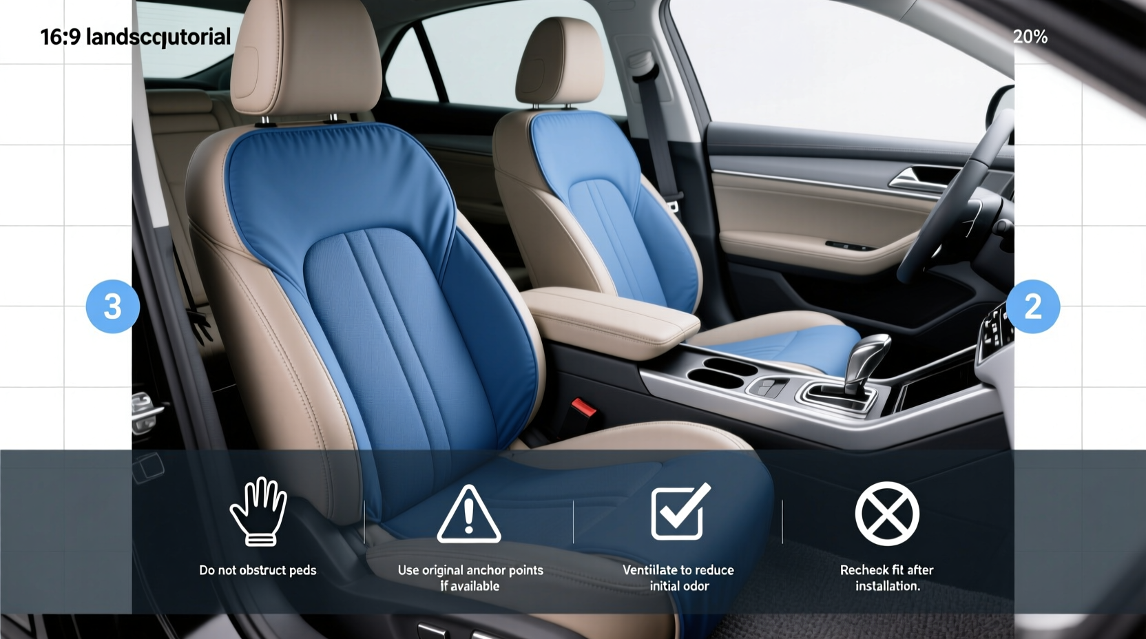 How to Choose Blue Car Seat Covers Set: Buying Guide