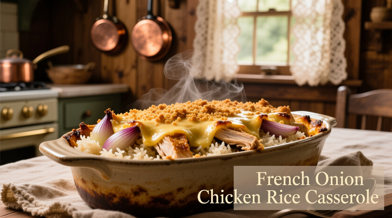 Perfect French Onion Chicken Rice Casserole Recipe