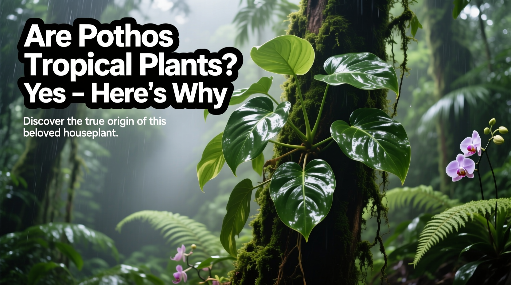 are pothos tropical plants