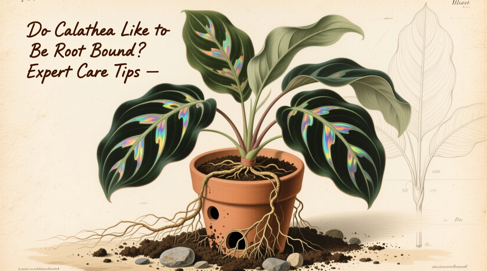 does calathea like to be root bound