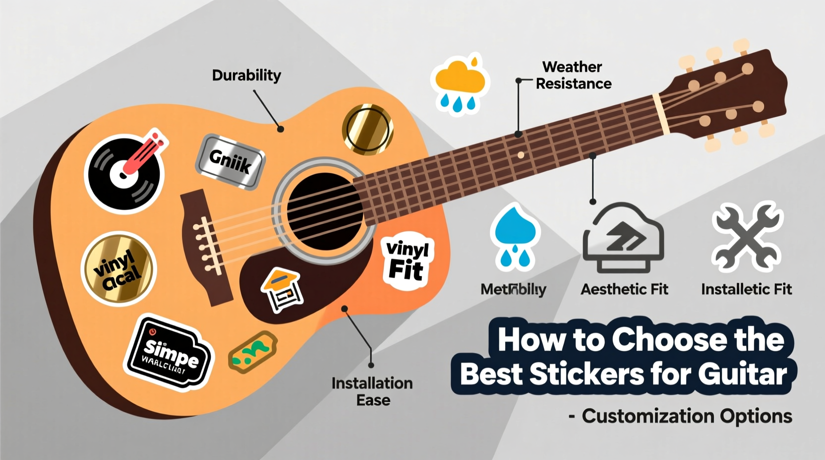 stickers for guitar