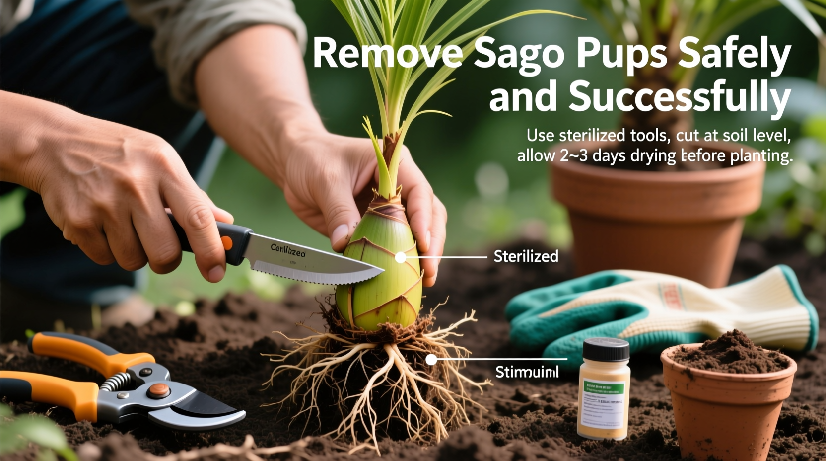 How to Remove Sago Palm Pups Safely and Successfully