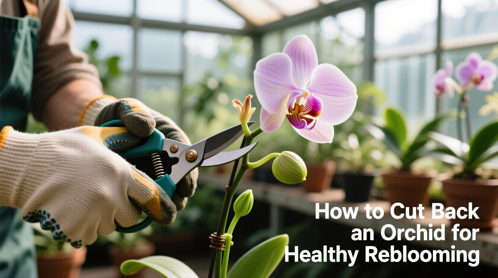 how do i cut back an orchid