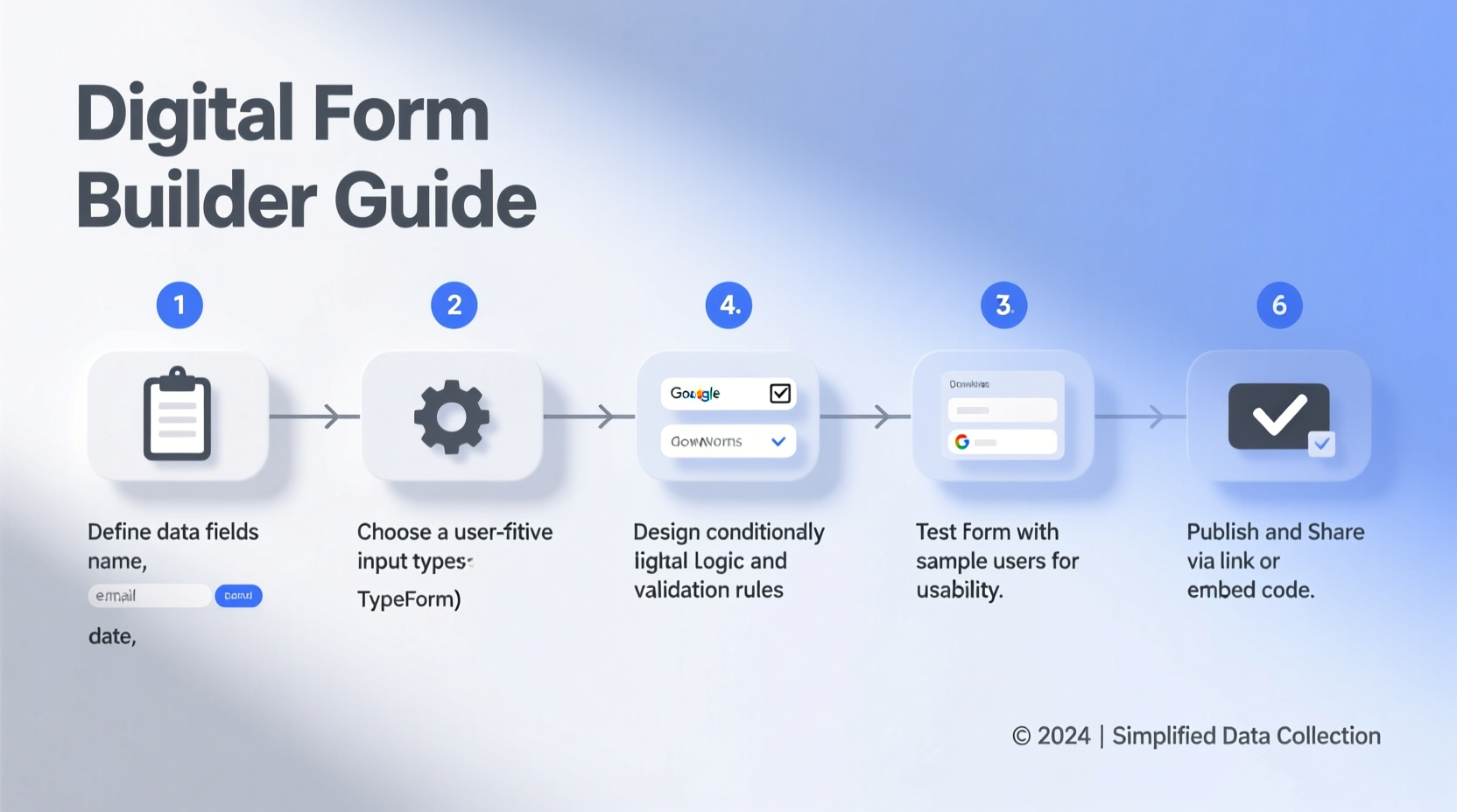 step by step guide how to make a digital form that simplifies data collection