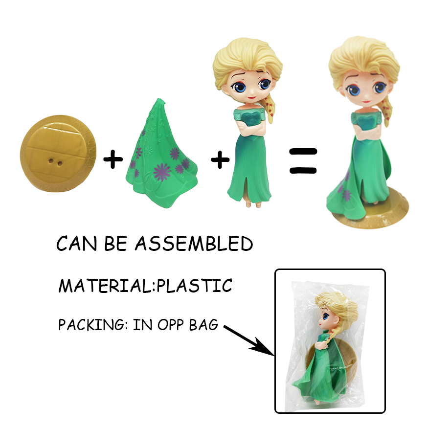 New Arrival funny princess plastic toys for kids girl' s DIY toys custom lovely dolls fancy promotion gifts kids toys