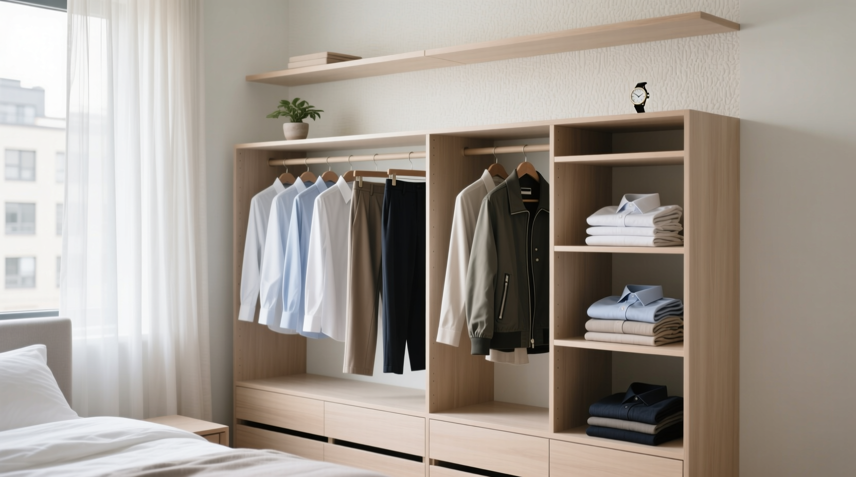 how to organize clothes