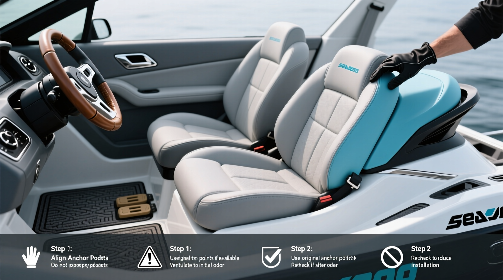 2008 sea doo challenger 180 seat covers