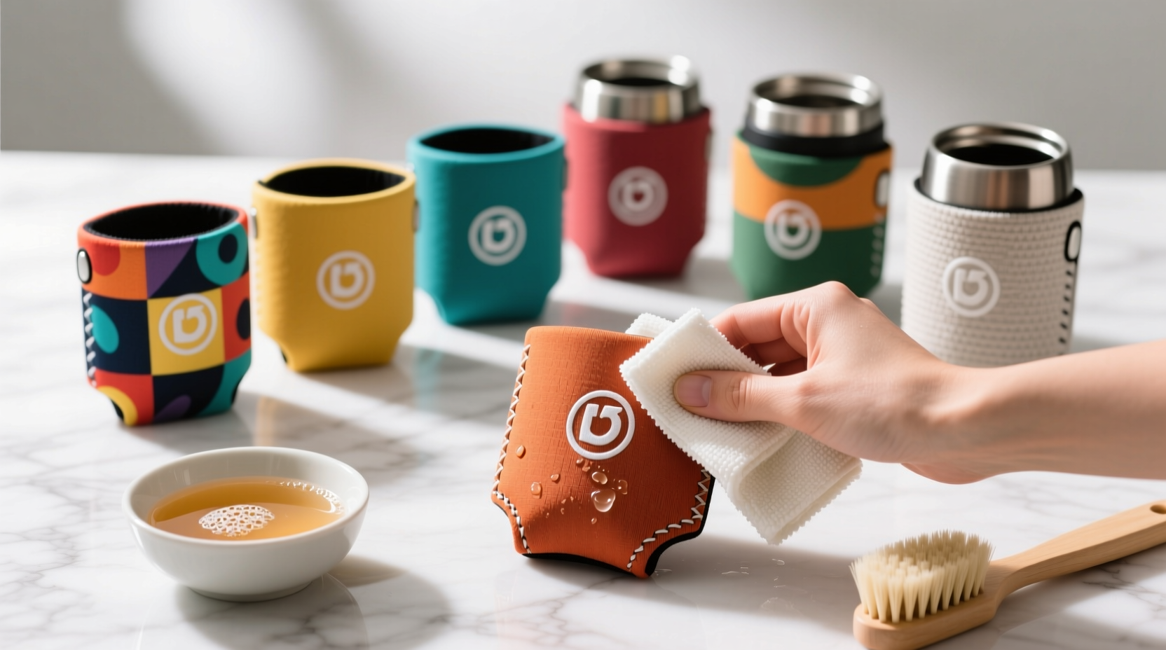how to clean koozies