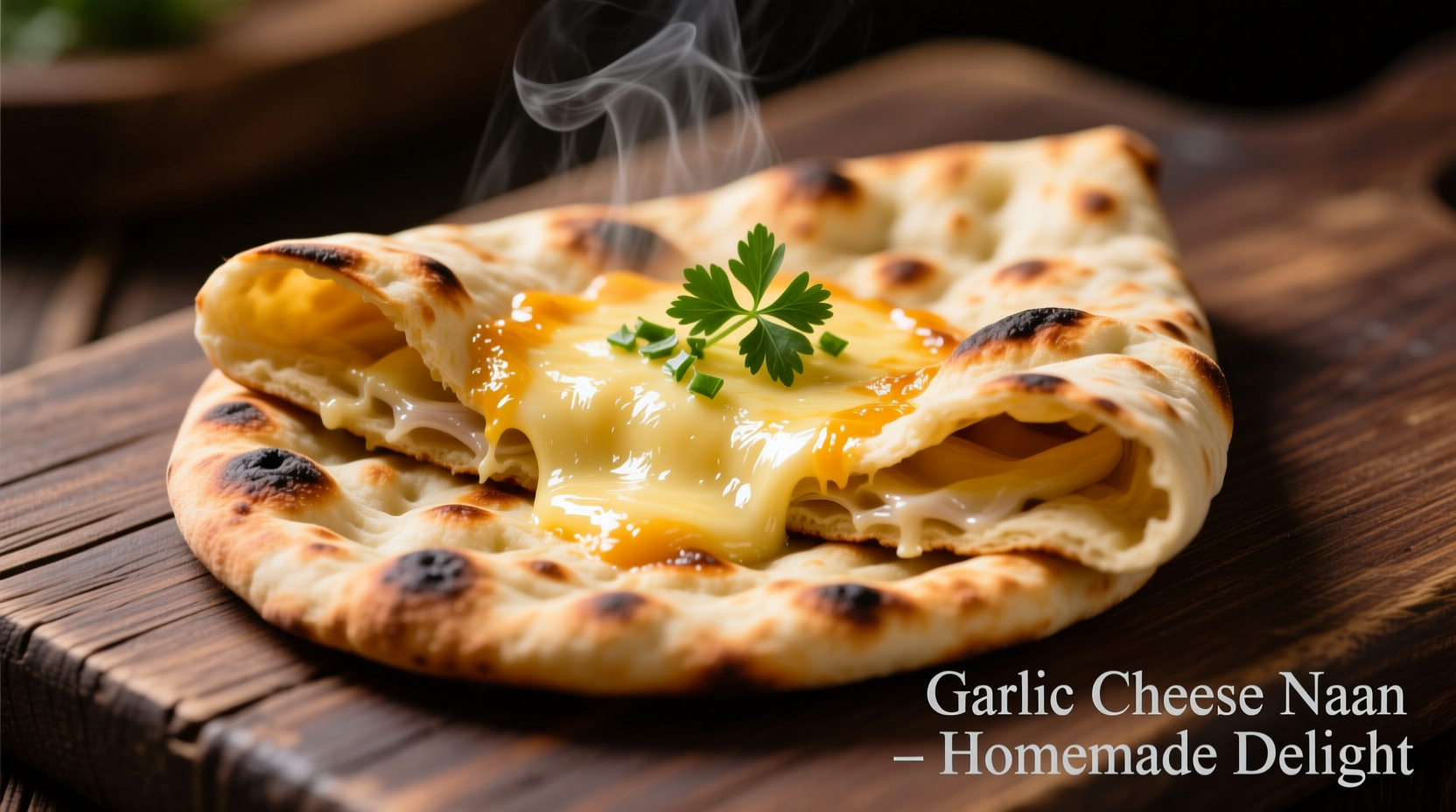 cheese garlic naan