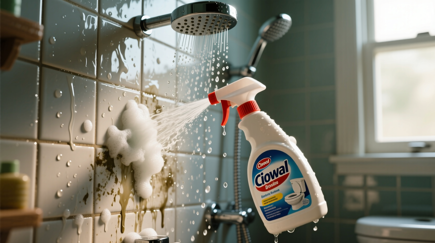 can you use toilet bowl cleaner to clean shower