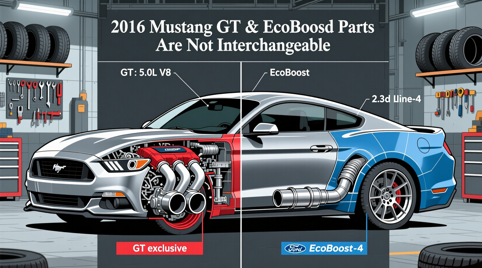 2016 mustang gt ecoboost parts compatibility