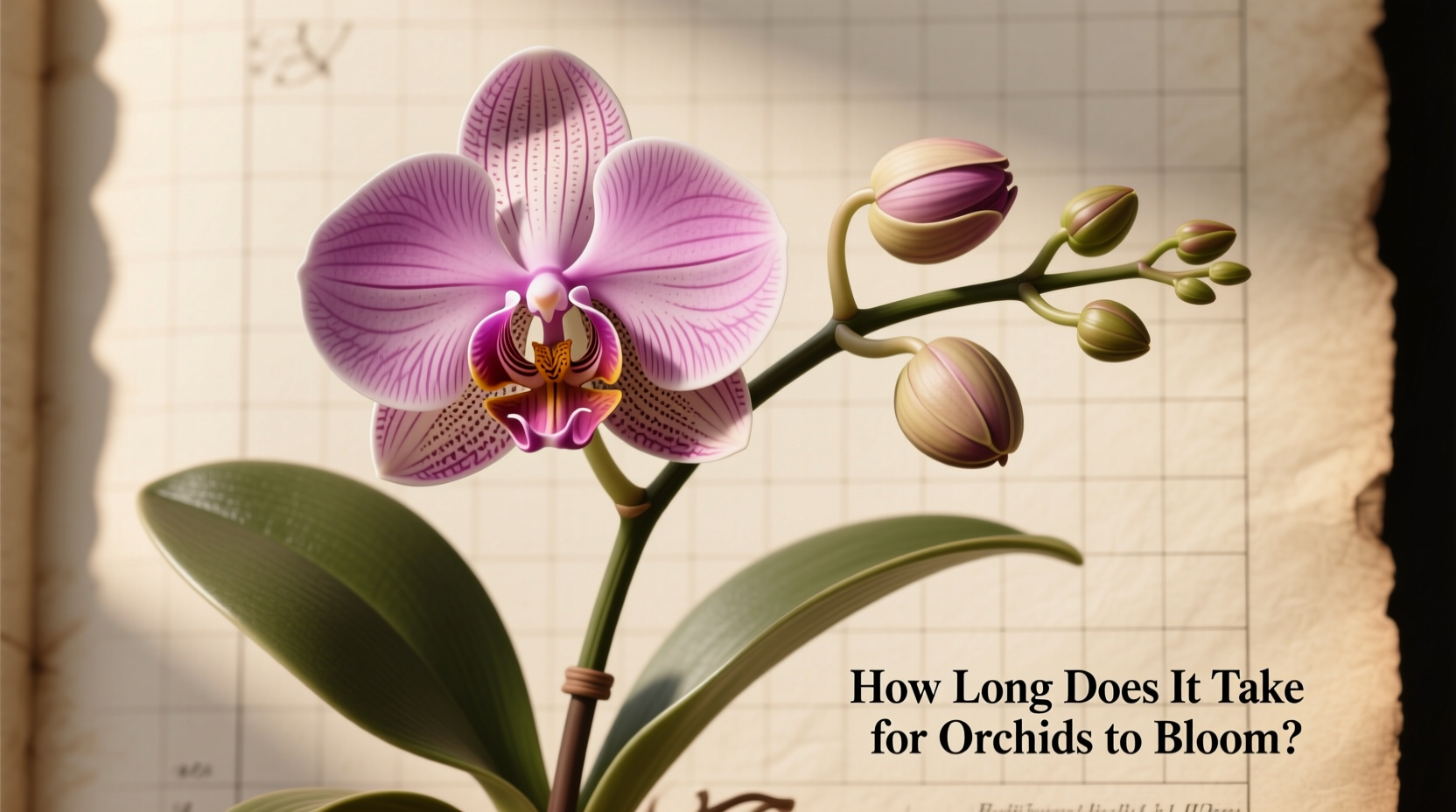 how long does it take for orchids to bloom
