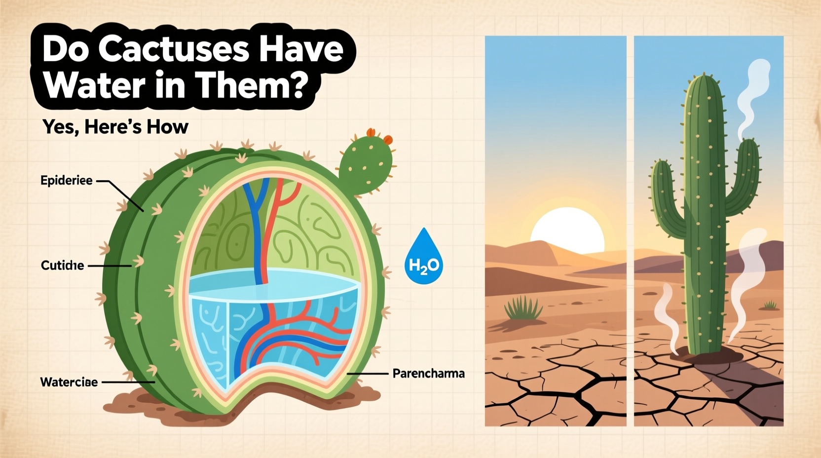 Do Cactuses Have Water in Them? Yes, Here's How