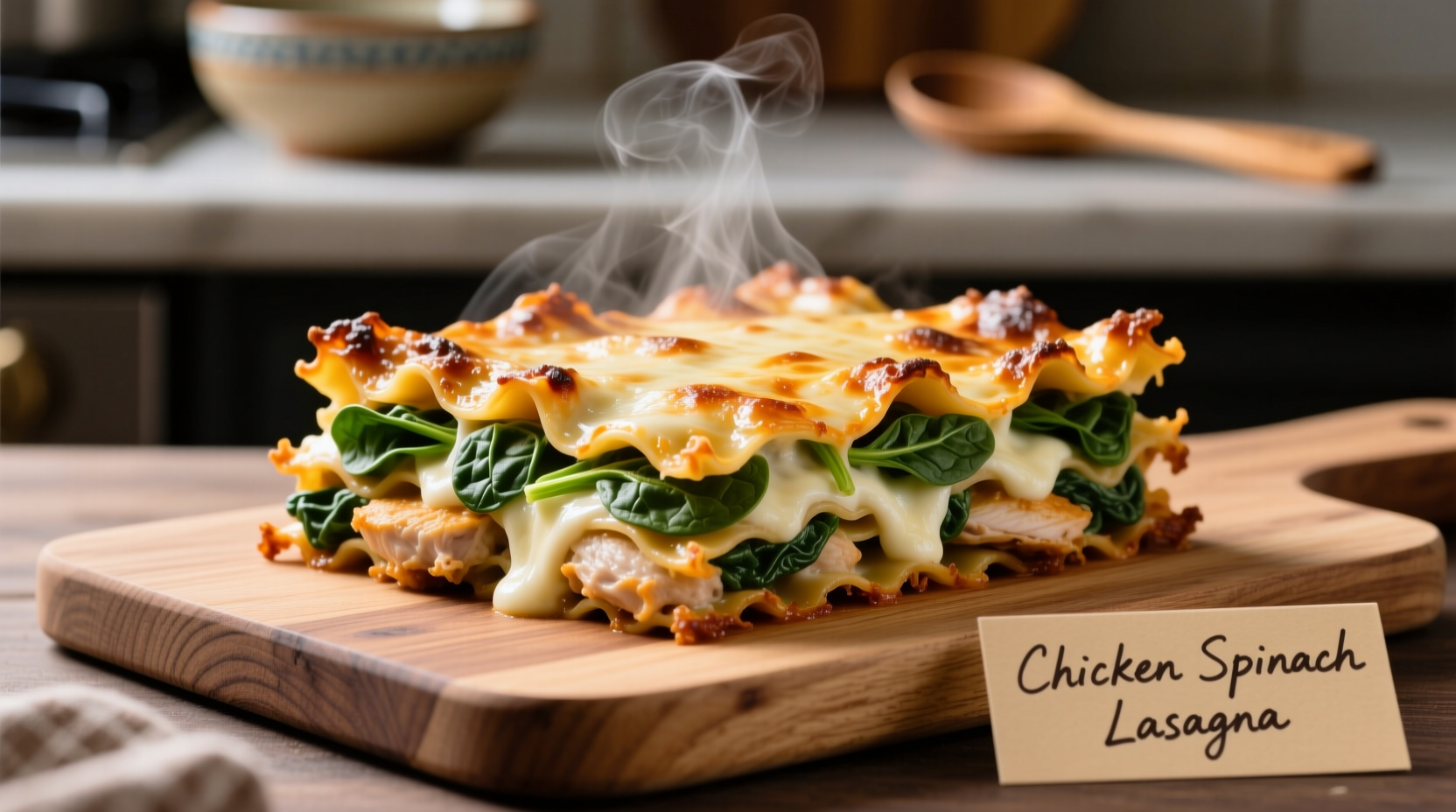 Perfect Chicken Spinach Lasagna Recipe in 90 Minutes