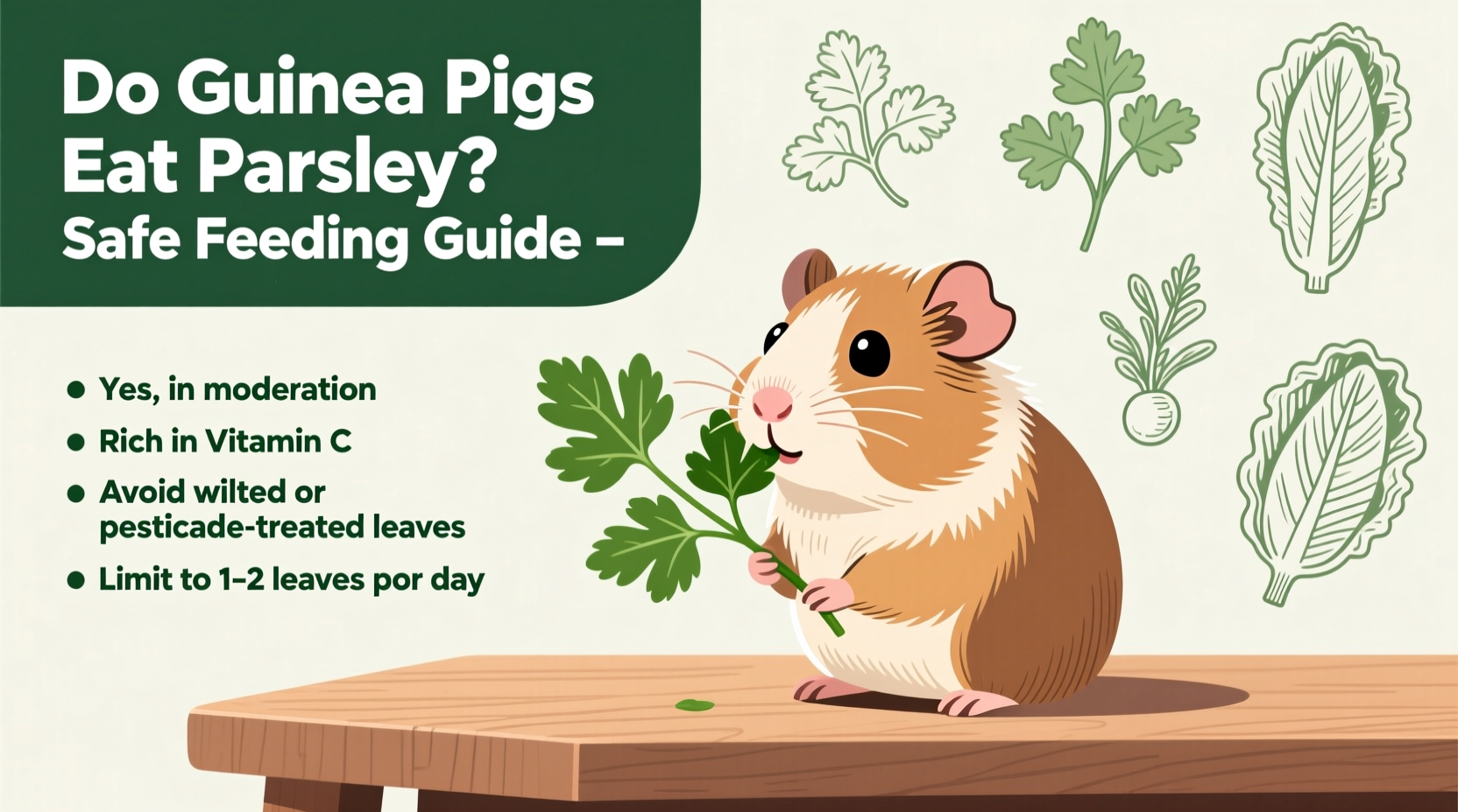 View of Do Guinea Pigs Eat Parsley? Safe Feeding Guide