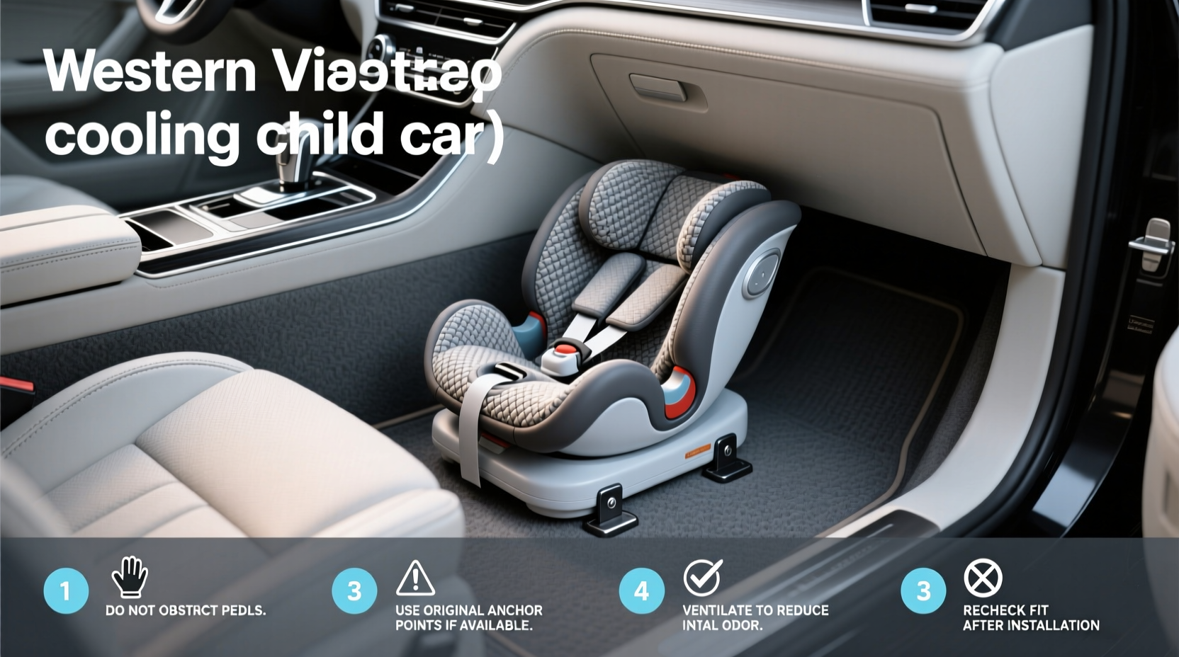 cooling child car seat