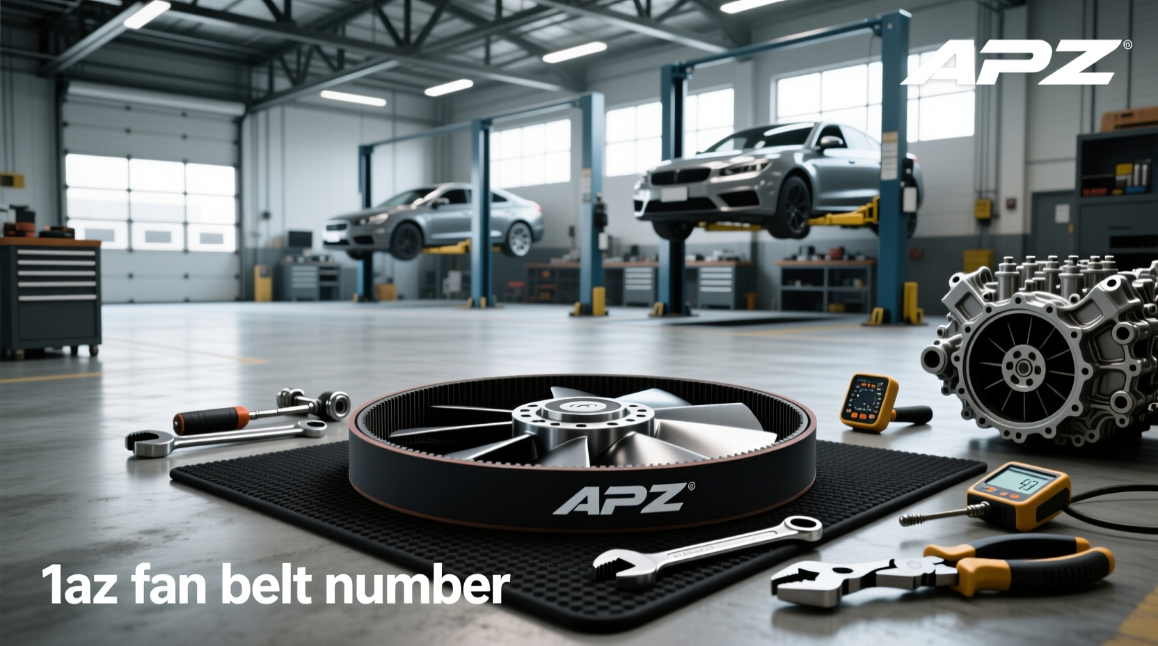 1az fan belt number replacement guide