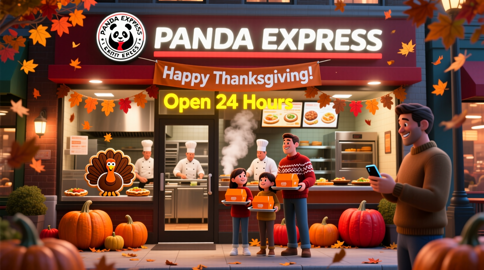 is panda open on thanksgiving