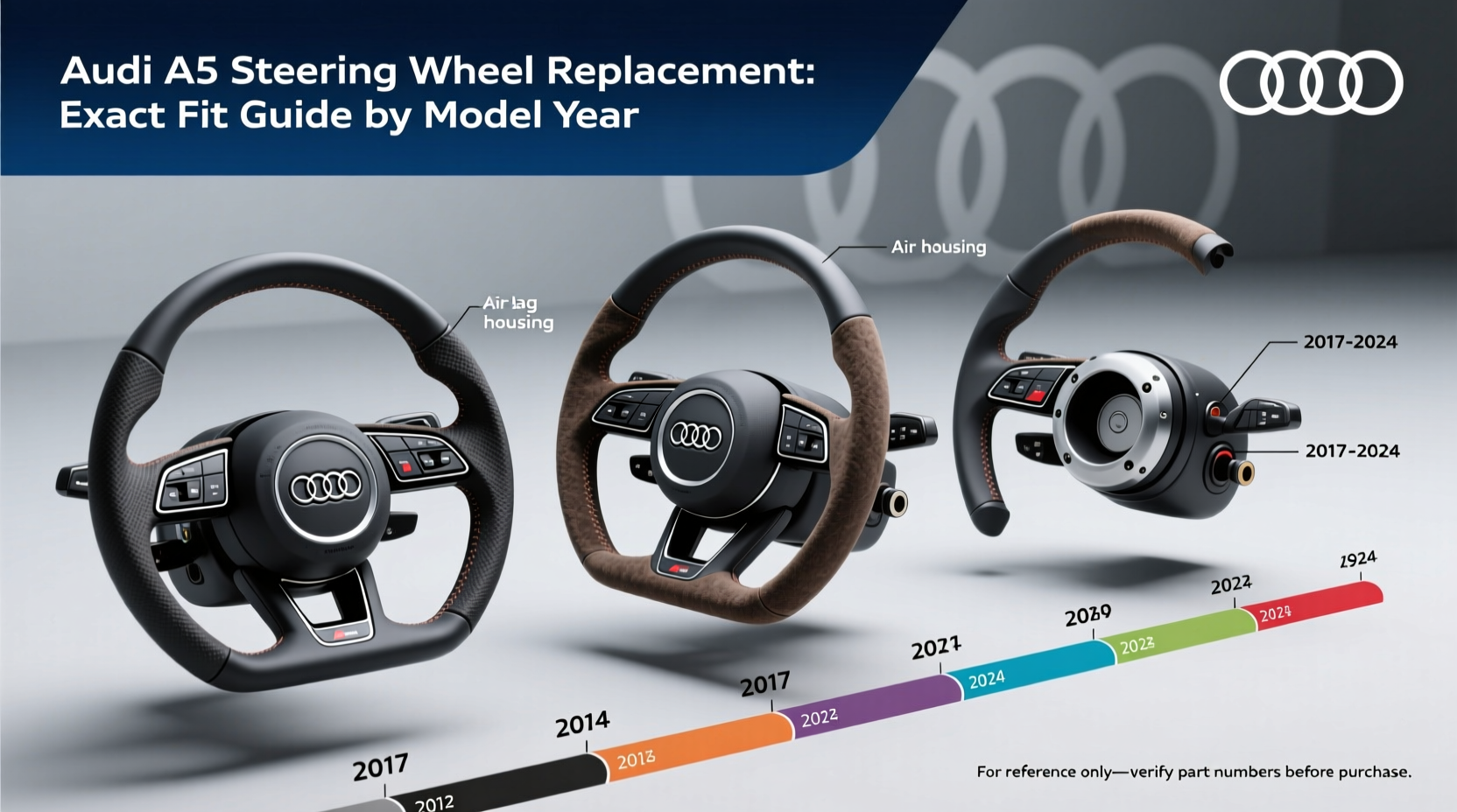audi a5 steering wheel replacement