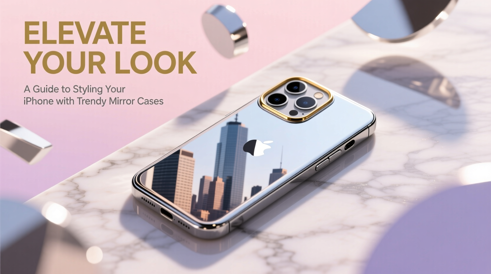 elevate your look a guide to styling your iphone with trendy mirror cases