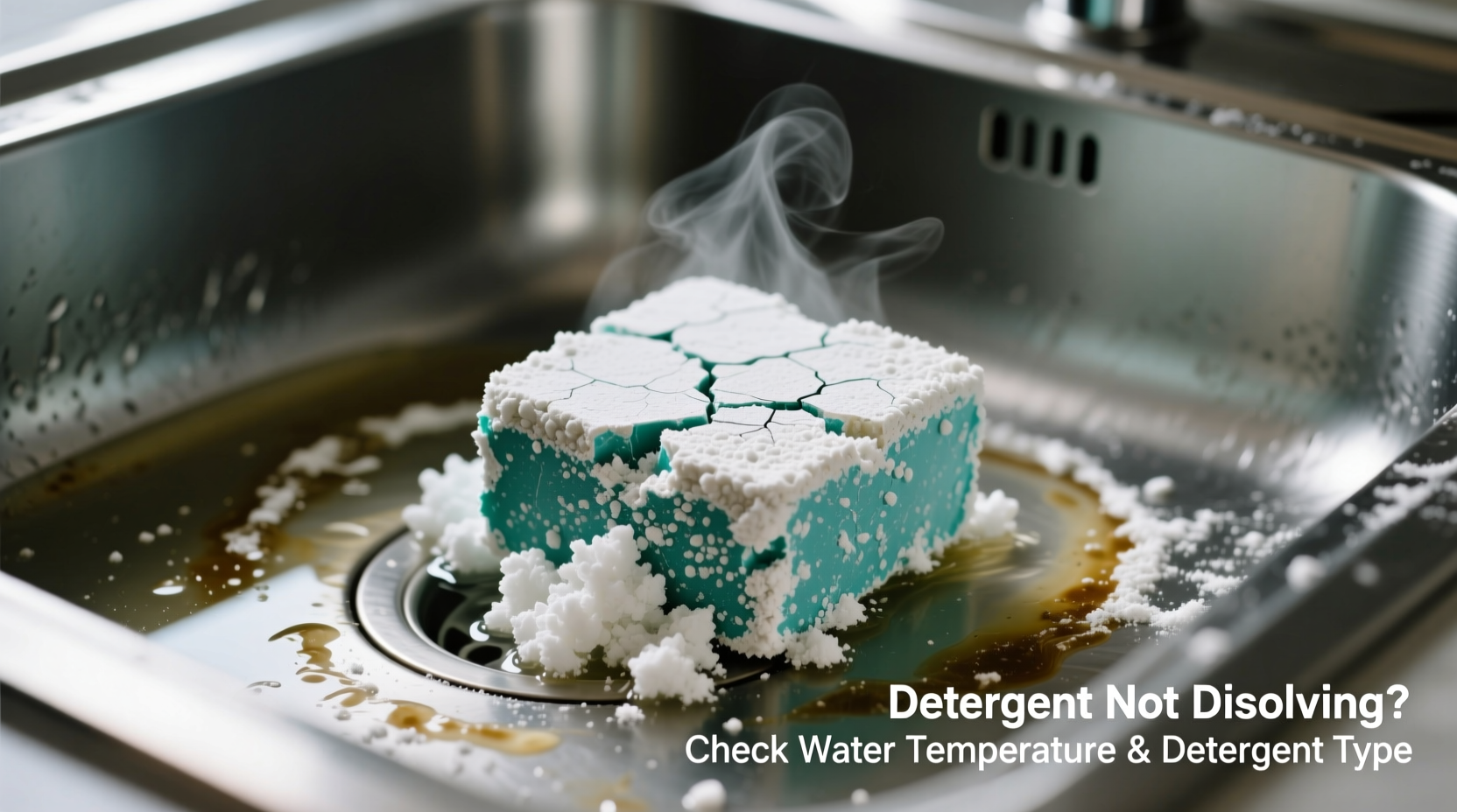 dishwasher detergent not dissolving causes solutions
