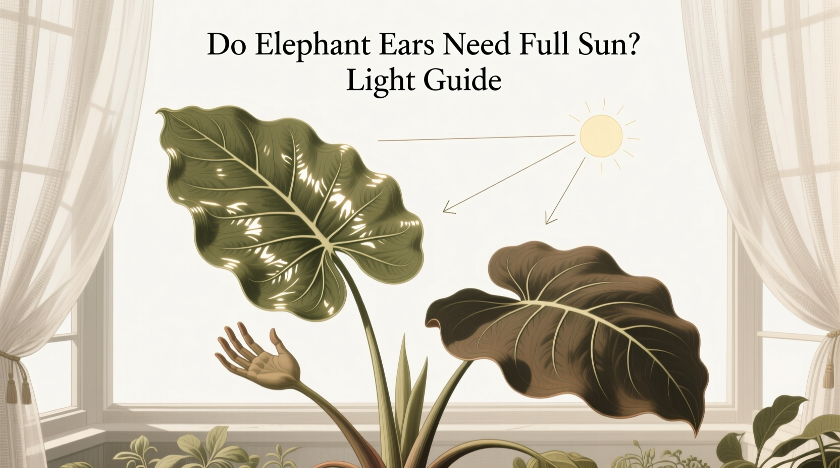 do elephant ears need full sun