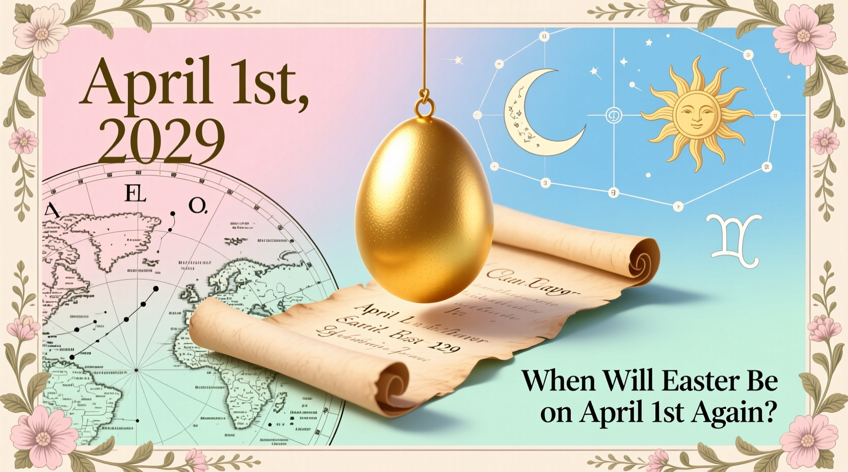 when will easter be on april 1st again