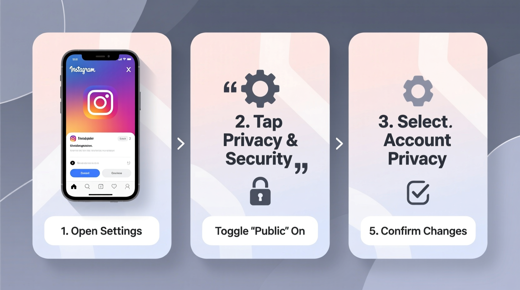 step by step guide to making your social media account public for maximum visibility