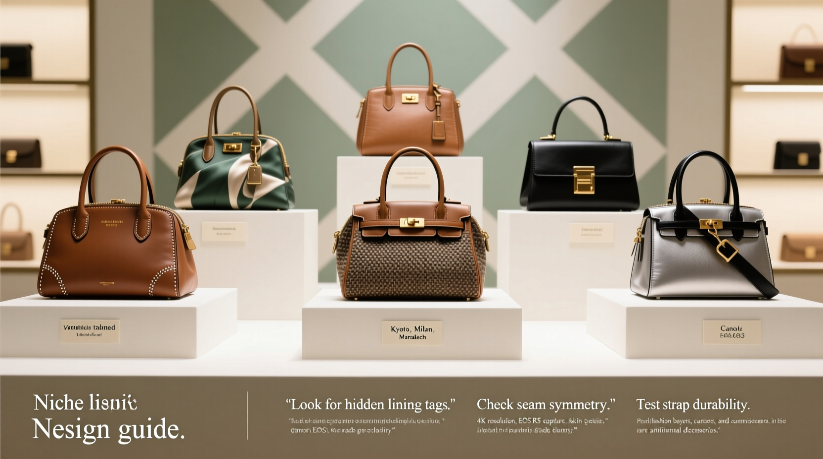mastering the art of identifying quality in niche handbag designs a practical buyers guide