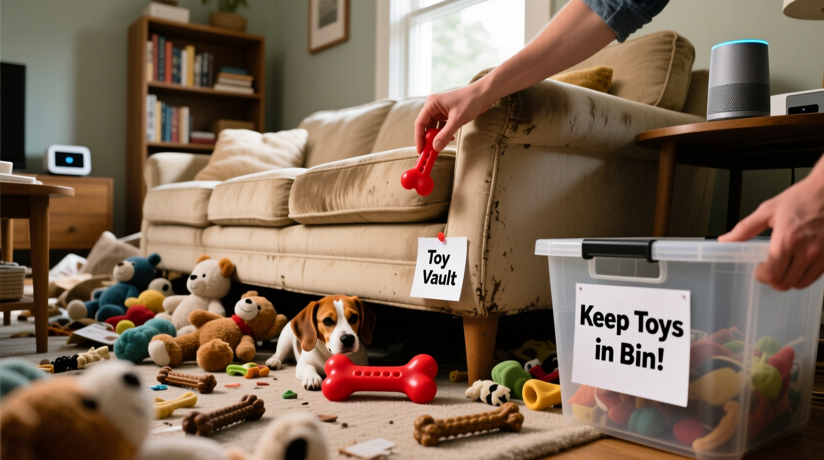 effective strategies to prevent dog toys from disappearing under your couch