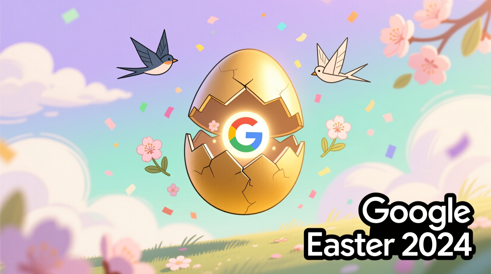 did google put up an easter
