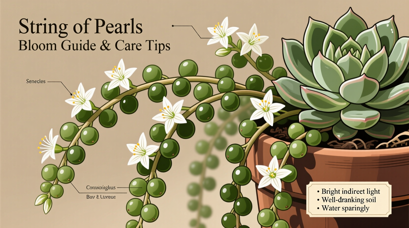 do string of pearls flower