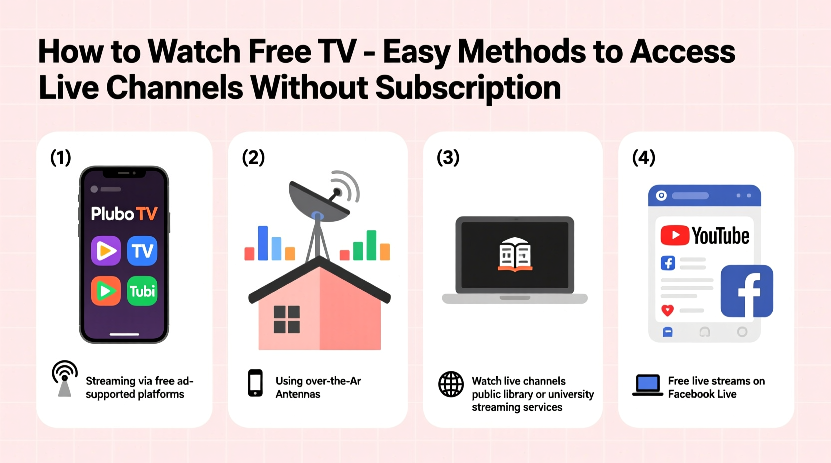 how to watch free tv easy methods to access live channels without subscription