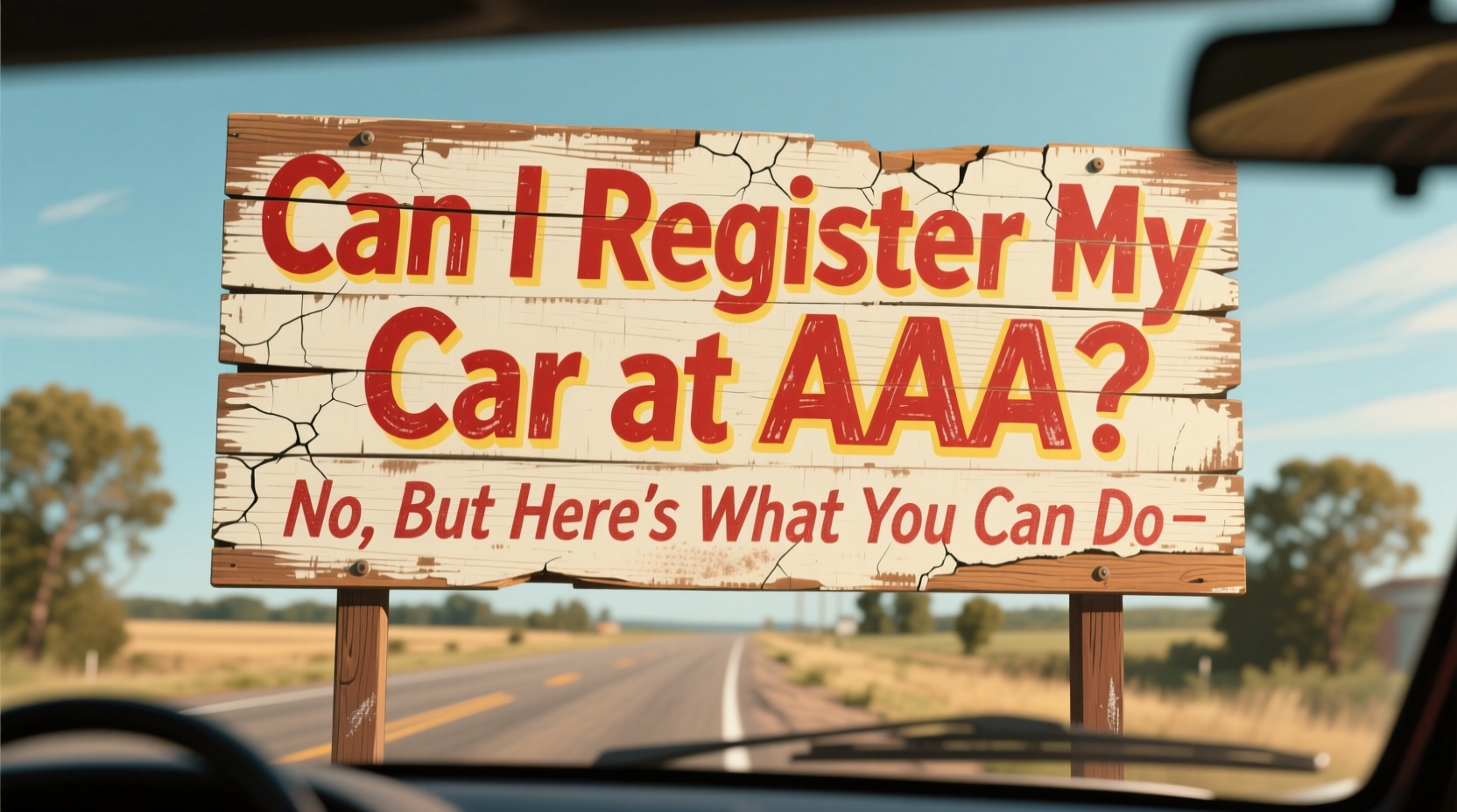 can i register my car at aaa