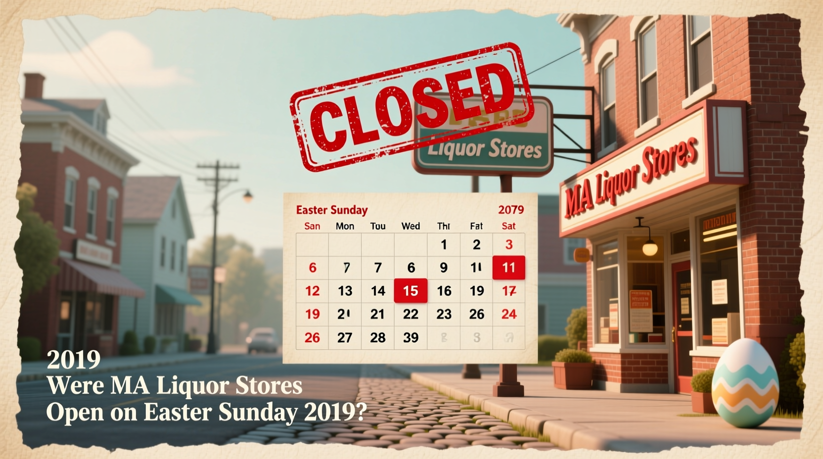 are ma liquor stores open on easter sunday 2019