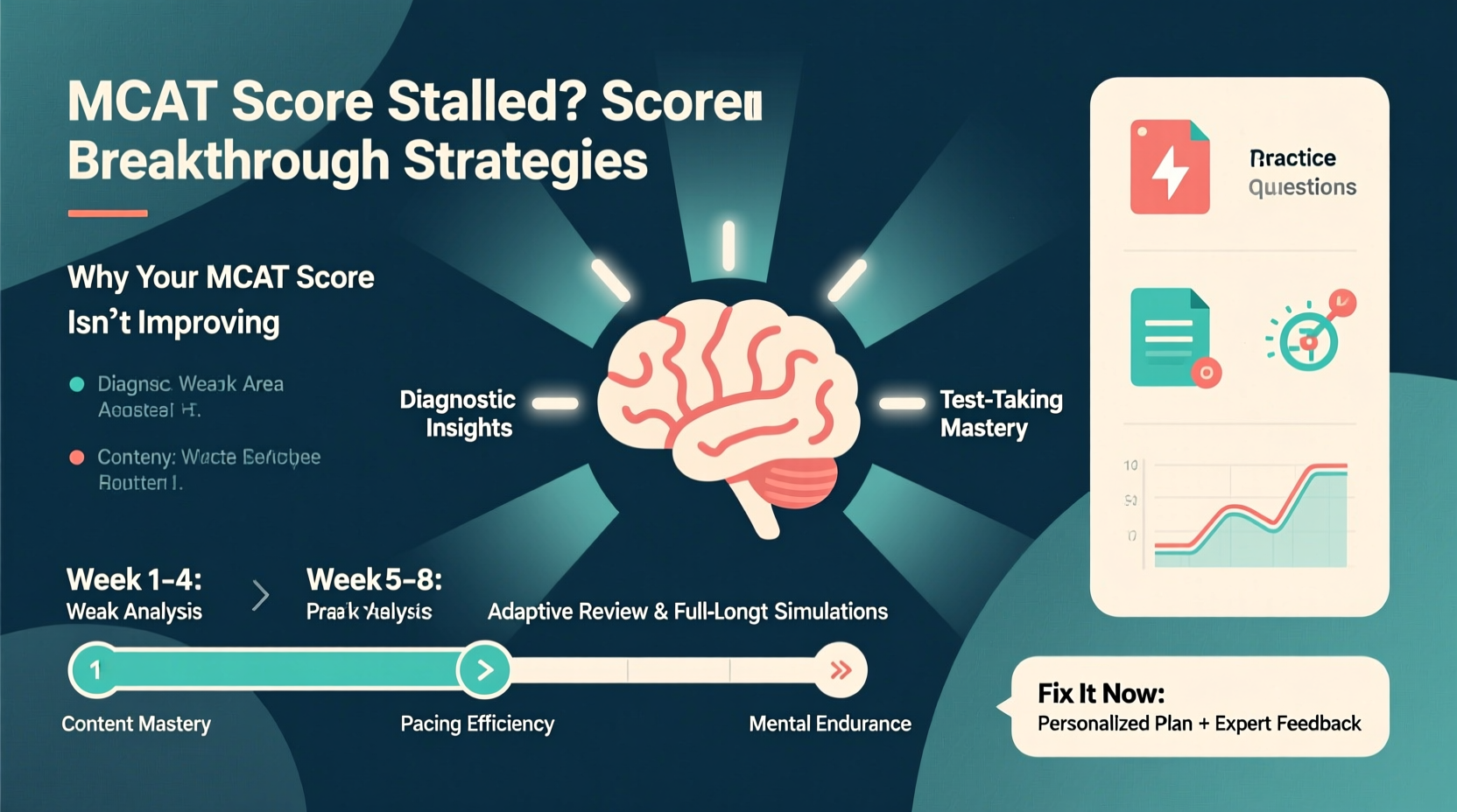 mcat score stalled why its not improving how to fix it