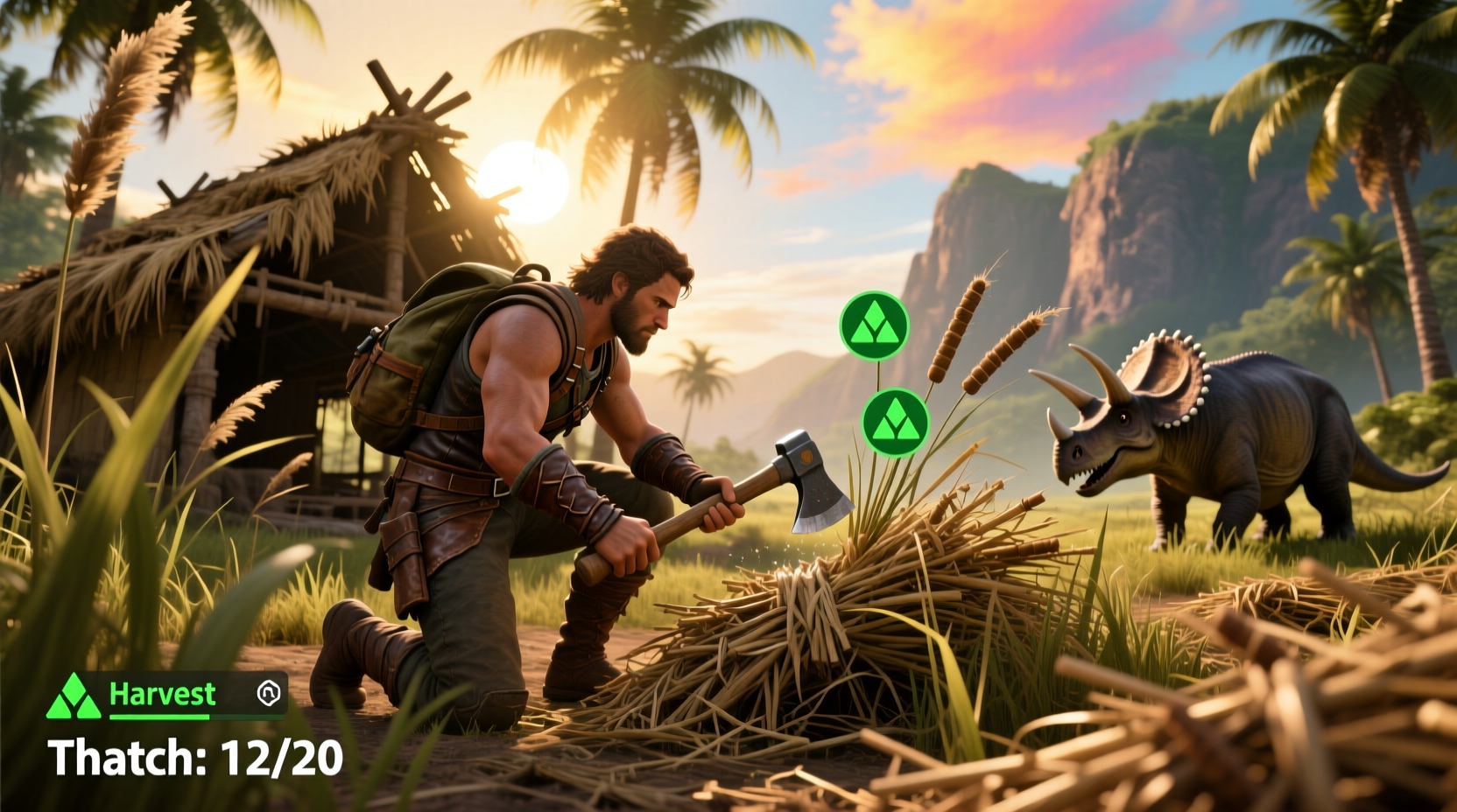 how to get thatch in ark effective methods for gathering resources