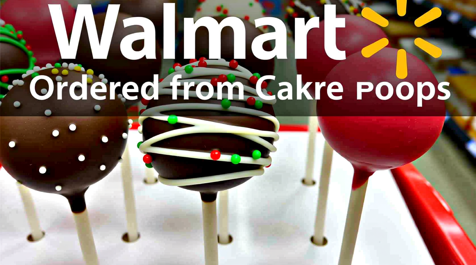 can cake pops be ordered from wal mart
