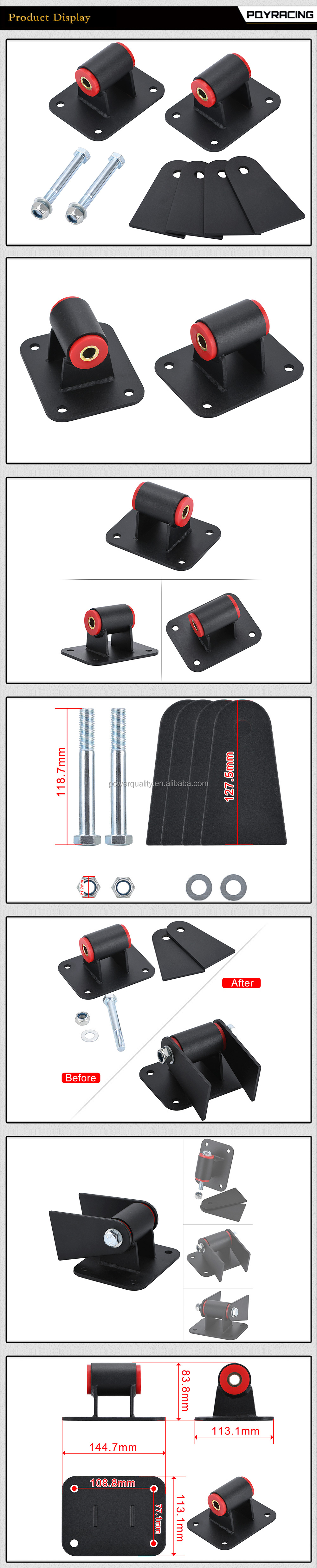 Soportes De Motor Universales Para Conversiones De Motores LS (LS1, LS2, LS3, LS6, LS7) En Coches Clásicos