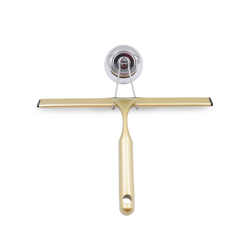 All-Purpose Shower Squeegee for Shower Doors Bathroom Window and Car Glass - Stainless Steel