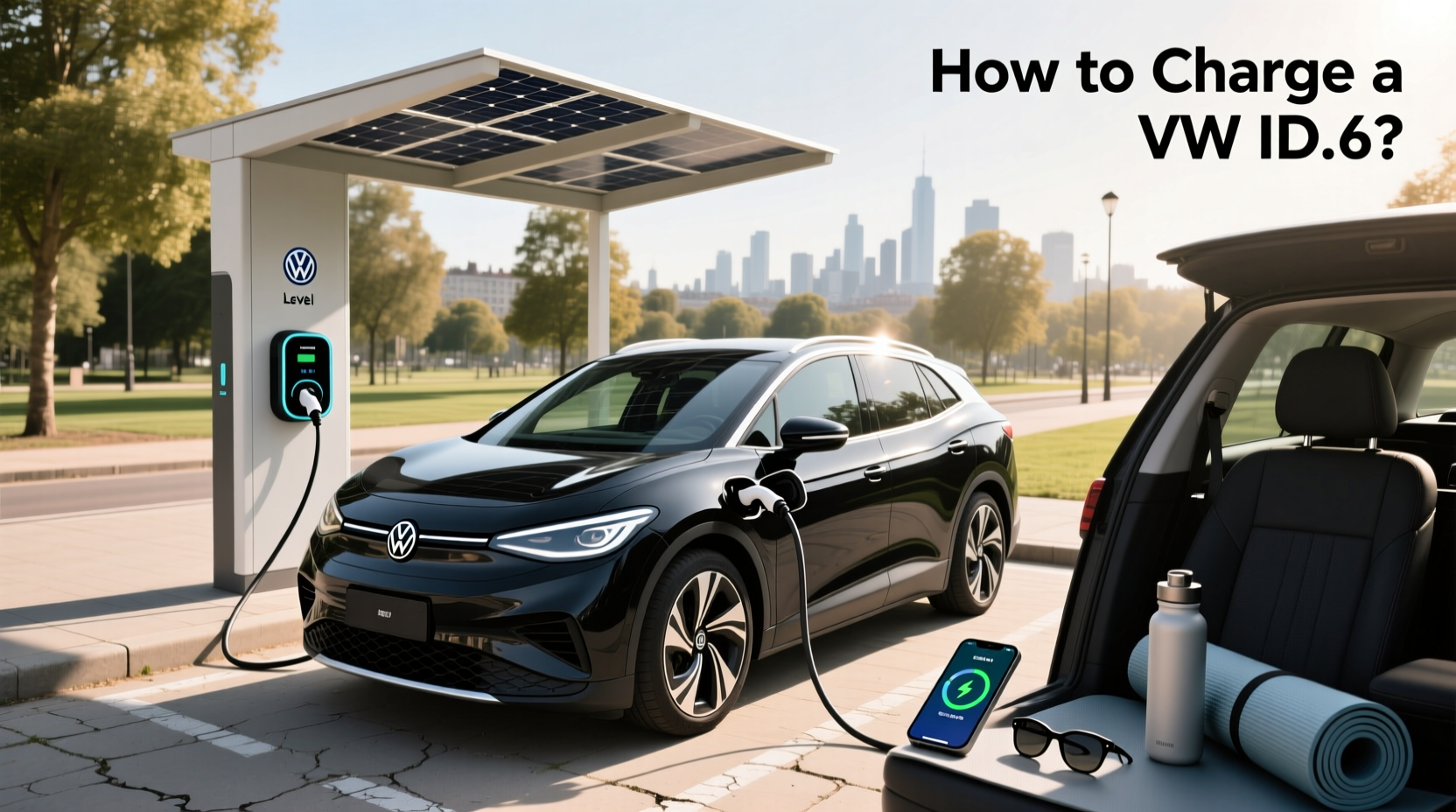How to choose volkswagen id.6 charger,How to charge a VW ID6?
