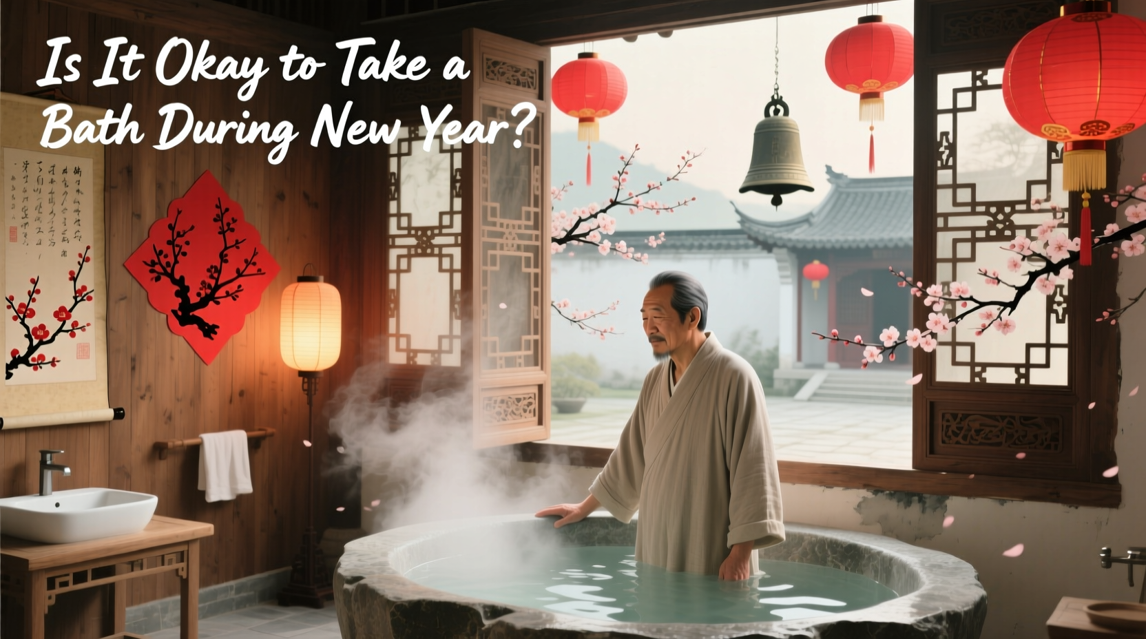 is it okay to take a bath during new year