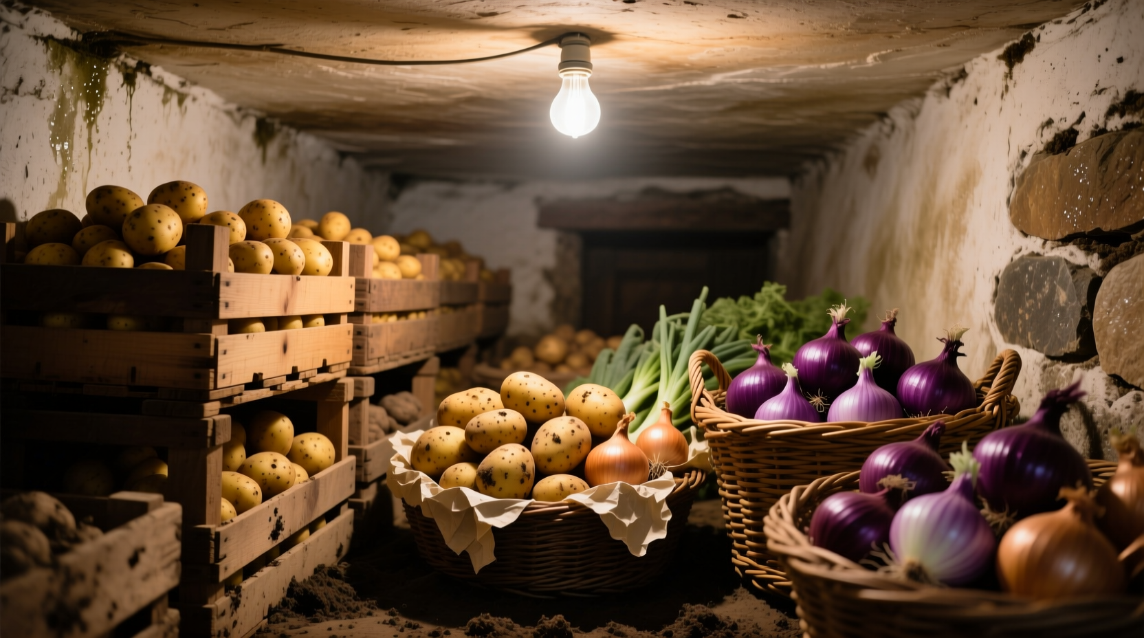 potato onion storage