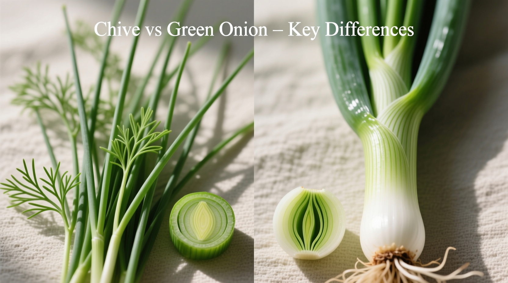 chive vs green onion