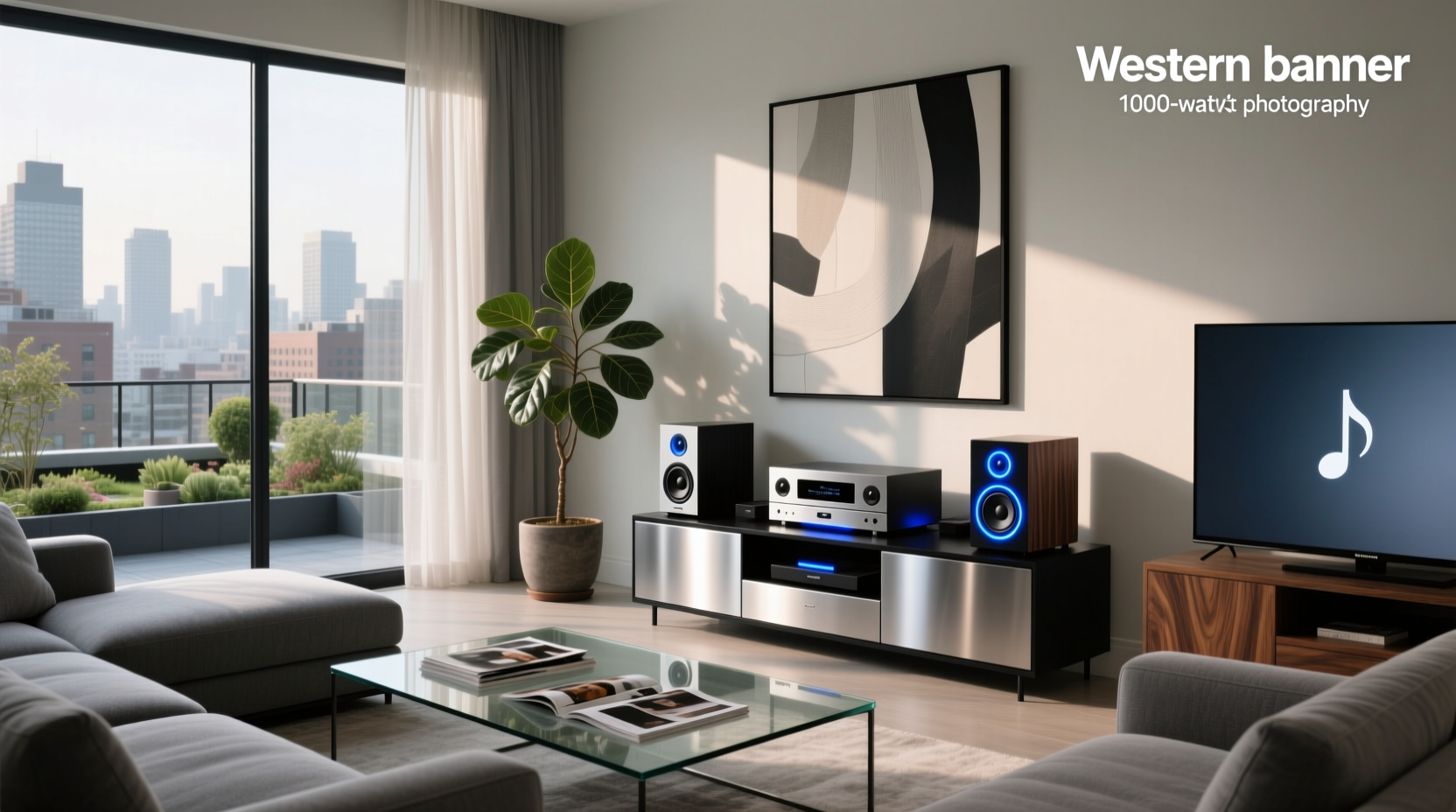 1000 watt home stereo system with subwoofer